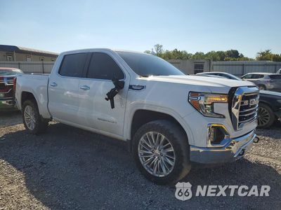 Czwarte zdjęcie samochodu z boku: 2020 GMC SIERRA K1500 SLT VIN:3GTU9DED6LG312480 - miniatura
