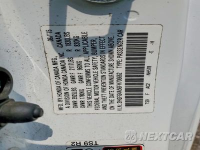 Zdjęcie 12 z 12 samochodu: 2015 HONDA CIVIC SI VIN:2HGFG4A56FH706662 - miniatura