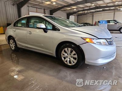 Czwarte zdjęcie samochodu z boku: 2012 HONDA CIVIC LX VIN:19XFB2F55CE094763 - miniatura