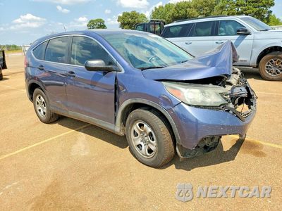 Czwarte zdjęcie samochodu z boku: 2014 HONDA CR-V LX VIN:3CZRM3H38EG705279 - miniatura