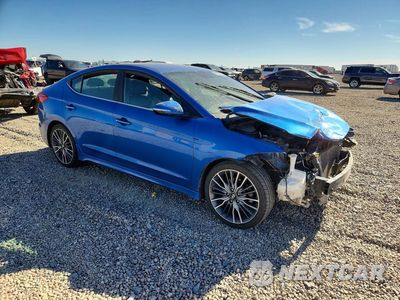 Czwarte zdjęcie samochodu z boku: 2017 HYUNDAI ELANTRA SPORT VIN:KMHD04LB9HU366495 - miniatura