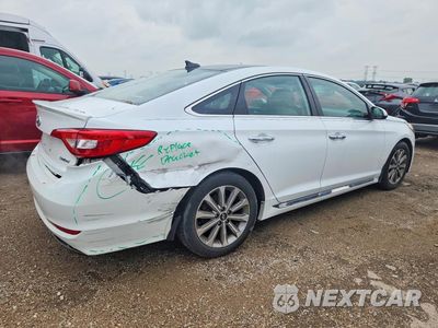 Trzecie zdjęcie samochodu z tyłu: 2016 HYUNDAI SONATA LIMITED VIN:5NPE34AF1GH310713 - miniatura