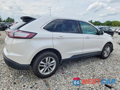 Trzecie zdjęcie samochodu z tyłu: 2015 FORD EDGE SEL VIN:2FMTK4J81FBB02963 - miniatura