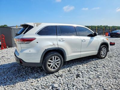 Trzecie zdjęcie samochodu z tyłu: 2015 TOYOTA HIGHLANDER LE VIN:5TDZKRFH5FS052989 - miniatura