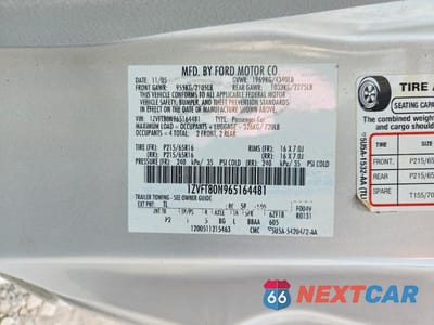 Zdjęcie 13 z 13 samochodu: 2006 FORD MUSTANG VIN:1ZVFT80N965164481 - miniatura