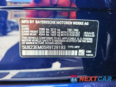 Zdjęcie 12 z 12 samochodu: 2024 BMW X7 XDRIVE40I VIN:5UX23EM05R9T29193 - miniatura