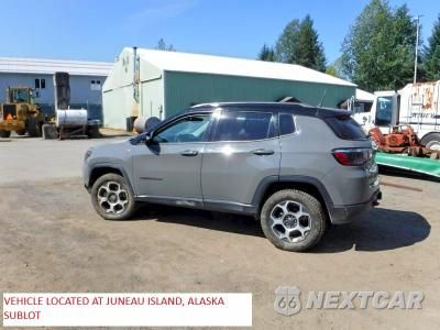 Drugie zdjęcie samochodu z przodu: 2022 JEEP COMPASS TRAILHAWK VIN:3C4NJDDB7NT223670 - miniatura