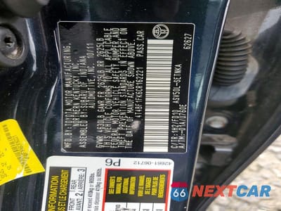 Zdjęcie 12 z 12 samochodu: 2012 TOYOTA CAMRY LE VIN:4T4BF1FK6CR162221 - miniatura