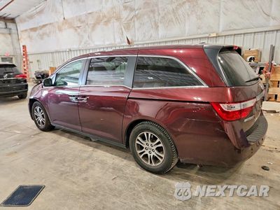 Drugie zdjęcie samochodu z przodu: 2013 HONDA ODYSSEY EXL VIN:5FNRL5H69DB014720 - miniatura
