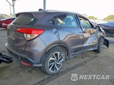 Trzecie zdjęcie samochodu z tyłu: 2019 HONDA HR-V SPORT VIN:3CZRU5H17KM720850 - miniatura