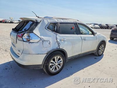 Trzecie zdjęcie samochodu z tyłu: 2016 NISSAN ROGUE SV VIN:KNMAT2MT8GP715587 - miniatura