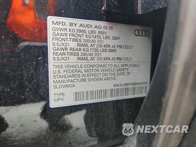Zdjęcie 13 z 13 samochodu: 2025 AUDI Q7 PREMIUM PLUS VIN:WA1LVBF75SD034326 - miniatura