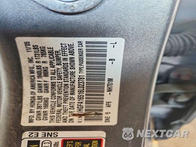 Zdjęcie 13 z 13 samochodu: 2006 HONDA CIVIC LX VIN:1HGFA16516L023781 - miniatura