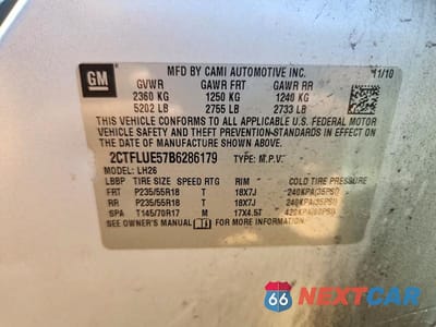 Zdjęcie 13 z 13 samochodu: 2011 GMC TERRAIN SLT VIN:2CTFLUE57B6286179 - miniatura