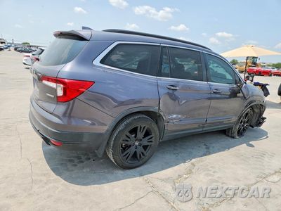 Trzecie zdjęcie samochodu z tyłu: 2021 HONDA PILOT SE VIN:5FNYF5H29MB034482 - miniatura
