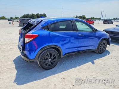 Trzecie zdjęcie samochodu z tyłu: 2022 HONDA HR-V SPORT VIN:3CZRU5H18NM724412 - miniatura