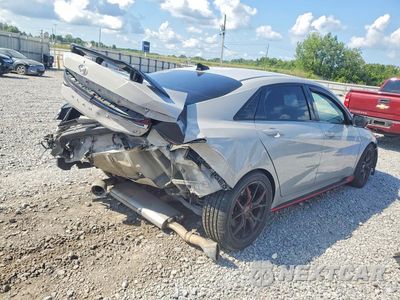 Trzecie zdjęcie samochodu z tyłu: 2022 HYUNDAI ELANTRA N BASE VIN:KMHLW4AK1NU008980 - miniatura