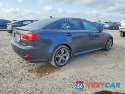 Trzecie zdjęcie samochodu z tyłu: 2009 LEXUS IS 250 BASE VIN:JTHBK262495095510 - miniatura