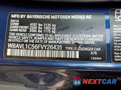 Zdjęcie 12 z 12 samochodu: 2015 BMW X1 XDRIVE28I VIN:WBAVL1C56FVY26435 - miniatura