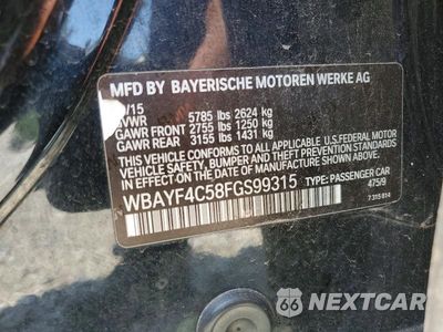 Zdjęcie 12 z 12 samochodu: 2015 BMW 740 LXI VIN:WBAYF4C58FGS99315 - miniatura