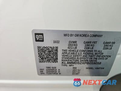 Zdjęcie 12 z 12 samochodu: 2023 BUICK ENCORE GX SELECT VIN:KL4MMDS2XPB059058 - miniatura