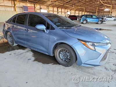 Czwarte zdjęcie samochodu z boku: 2021 TOYOTA COROLLA LE VIN:5YFEPMAE1MP180829 - miniatura