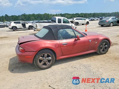 Trzecie zdjęcie samochodu z tyłu: 2000 BMW Z3 2.3 VIN:4USCH9342YLF87804 - miniatura