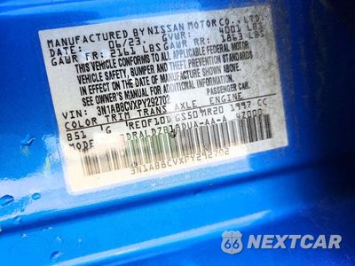 Zdjęcie 12 z 12 samochodu: 2023 NISSAN SENTRA SV VIN:3N1AB8CVXPY292702 - miniatura