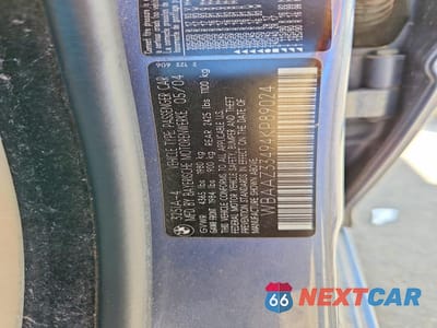 Zdjęcie 13 z 13 samochodu: 2004 BMW 325 IS SULEV VIN:WBAAZ33494KP89024 - miniatura