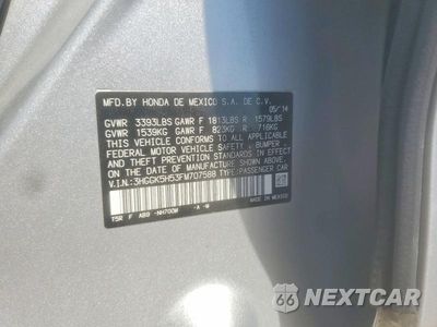 Zdjęcie 12 z 12 samochodu: 2015 HONDA FIT LX VIN:3HGGK5H53FM707588 - miniatura
