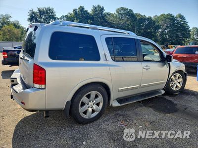 Trzecie zdjęcie samochodu z tyłu: 2014 NISSAN ARMADA PLATINUM VIN:5N1AA0NC2EN606958 - miniatura