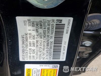Zdjęcie 12 z 12 samochodu: 2024 HONDA CIVIC EX VIN:2HGFE1F75RH318342 - miniatura