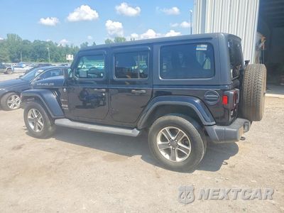 Drugie zdjęcie samochodu z przodu: 2020 JEEP WRANGLER UNLIMITED SAHARA VIN:1C4HJXEN2LW161237 - miniatura