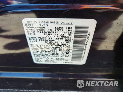 Zdjęcie 13 z 13 samochodu: 2013 NISSAN ROGUE S VIN:JN8AS5MV0DW143152 - miniatura