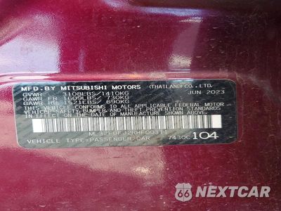 Zdjęcie 12 z 12 samochodu: 2024 MITSUBISHI MIRAGE G4 ES VIN:ML32FUFJ2RHF00311 - miniatura