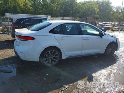 Trzecie zdjęcie samochodu z tyłu: 2022 TOYOTA COROLLA SE VIN:5YFS4MCE5NP120739 - miniatura