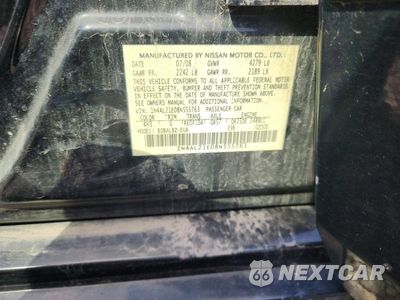 Zdjęcie 12 z 12 samochodu: 2008 NISSAN ALTIMA 2.5 VIN:1N4AL21E08N555763 - miniatura