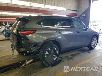 Trzecie zdjęcie samochodu z tyłu: 2021 TOYOTA HIGHLANDER LIMITED VIN:5TDDZRBH1MS530754 - miniatura