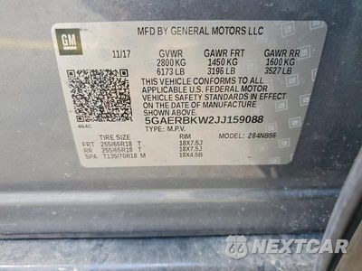 Zdjęcie 13 z 13 samochodu: 2018 BUICK ENCLAVE ESSENCE VIN:5GAERBKW2JJ159088 - miniatura