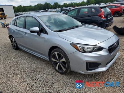 Czwarte zdjęcie samochodu z boku: 2019 SUBARU IMPREZA SPORT VIN:4S3GTAJ62K3716155 - miniatura