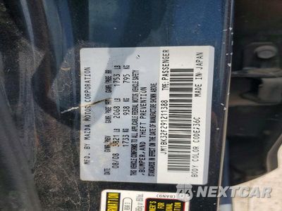 Zdjęcie 12 z 12 samochodu: 2008 MAZDA 3 I VIN:JM1BK32F291211388 - miniatura