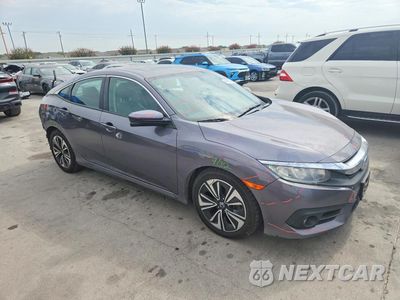 Czwarte zdjęcie samochodu z boku: 2017 HONDA CIVIC EXL VIN:19XFC1F7XHE209549 - miniatura