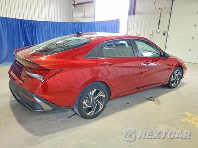 Trzecie zdjęcie samochodu z tyłu: 2025 HYUNDAI ELANTRA HYBRID SEL SPORT VIN:KMHLM4DJ4SU166377 - miniatura