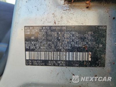 Zdjęcie 12 z 12 samochodu: 2005 TOYOTA RAV4 BASE VIN:JTEGD20V050048319 - miniatura