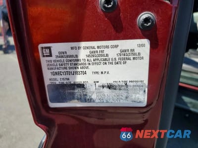 Zdjęcie 13 z 13 samochodu: 2001 CHEVROLET TAHOE C1500 VIN:1GNEC13T01J183704 - miniatura