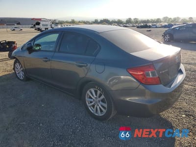 Drugie zdjęcie samochodu z przodu: 2012 HONDA CIVIC EX VIN:19XFB2F89CE384210 - miniatura