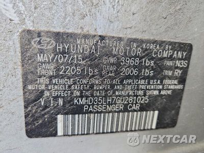 Zdjęcie 13 z 13 samochodu: 2016 HYUNDAI ELANTRA GT BASE VIN:KMHD35LH7GU281025 - miniatura