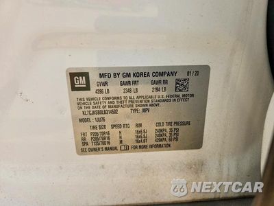 Zdjęcie 12 z 12 samochodu: 2020 CHEVROLET TRAX LS VIN:KL7CJKSB0LB314502 - miniatura