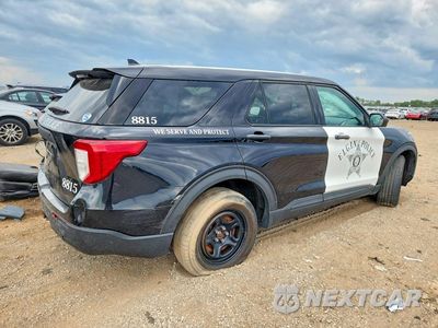 Trzecie zdjęcie samochodu z tyłu: 2020 FORD EXPLORER POLICE INTERCEPTOR VIN:1FM5K8AB3LGC13059 - miniatura