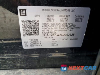 Zdjęcie 14 z 14 samochodu: 2020 BUICK ENCLAVE ESSENCE VIN:5GAEVAKWXLJ302328 - miniatura